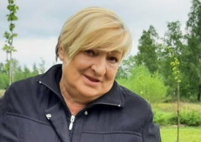 Kavoliškio kaimo bendruomenės pirmininkė D. Kirstukienė. Kristinos Ramanauskaitės nuotr.