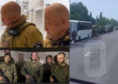 J. Prigožinas, panašu, buvo sužeistas. Prie jo jungiasi daugiau karių iš fronto.