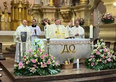 Vilniaus vyskupas augziliaras Darius Trijonis, aukojęs šv. mišias už žemdirbius pasakė prasmingą pamokslą.