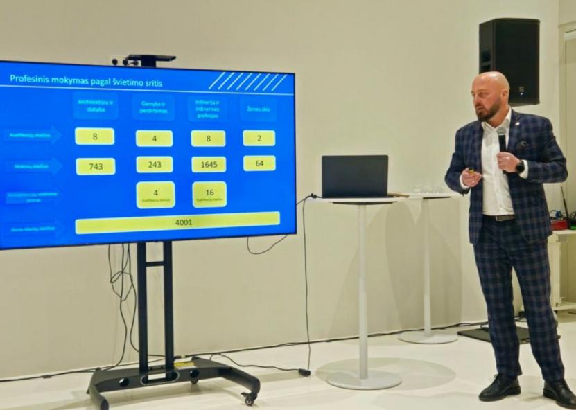 Kauno technologijų mokymo centro direktorius Paulius Čepas. ŽŪR nuotr. 