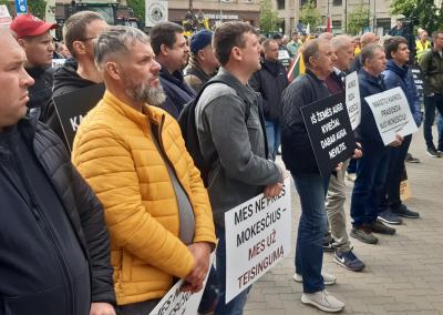Ūkininkų protestas. Gedimino Stanišausko nuotr.