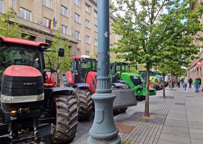 Ūkininkų protestas Vilniuje. Gedimino Stanišausko nuotr.