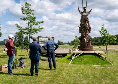 Valstybės dieną Upytėje atidengs skulptūrą „Lietuvos žemdirbiams“. Jūsų Panevėžys nuotr.