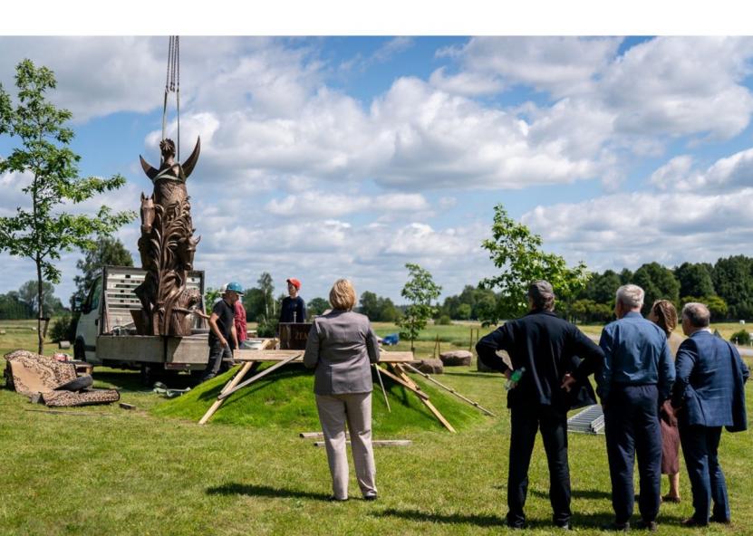 Valstybės dieną Upytėje atidengs skulptūrą „Lietuvos žemdirbiams“. Jūsų Panevėžys nuotr. 
