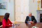 Inga Ruginienė ir Gitanas Nausėda. Prezidentūros nuotr.