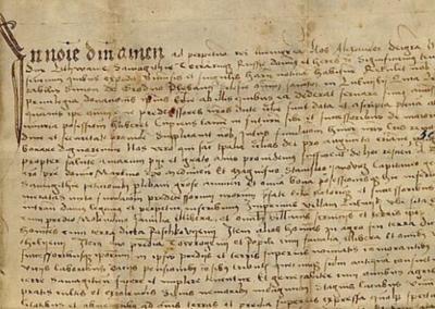 Didžiojo kunigaikščio Aleksandro 1493 metų privilegija Luokės bažnyčiai, kuriai padovanojamos Paškuvėnų, Pateklėnų, Tauragėnų ir Papilės žemės.