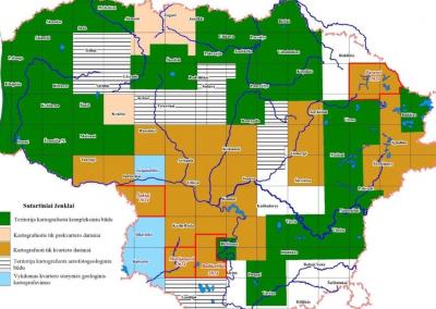 Mūsų šalies kartografavimo rezultatai. Lietuvos geologijos tarnybos nuotr.