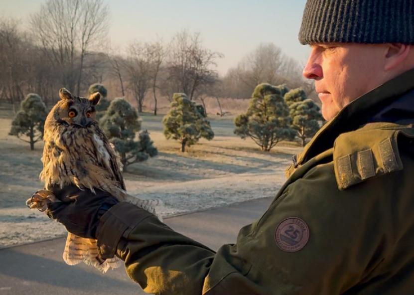 A. Katkus su jo sužieduotu mažuoju apuoku. 