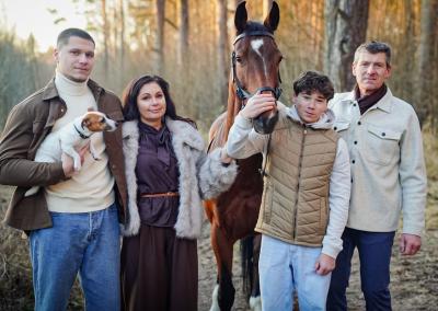 Skaidra ir Darius Čepelės Kaimiškio kaime turi savo žirgyną. Jie šalia žirgų – jau daugiau kaip 40 metų. Jūsų Panevėžys nuotr.