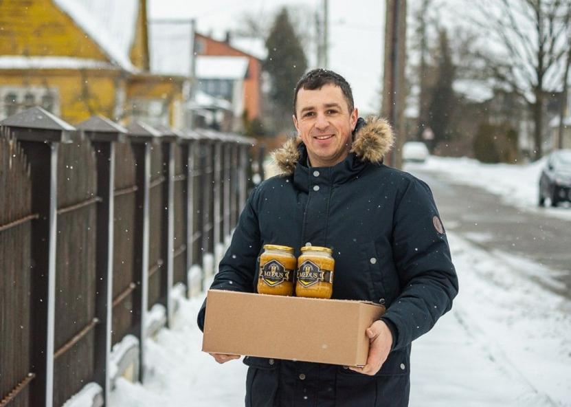 Panevėžio bitininkų draugijos pirmininkas Vaidas Arbutavičius. Jūsų Panevėžys nuotr. 