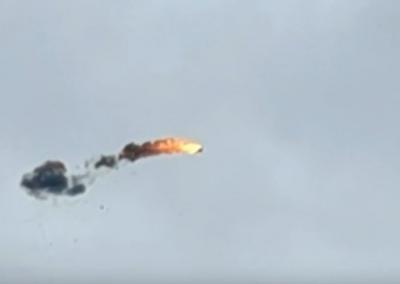 Numuštas Shahed tipo dronas. Asociatyvi nuotr.