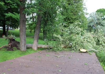 Audros padariniai. Visvaldo Kulakausko nuotr.