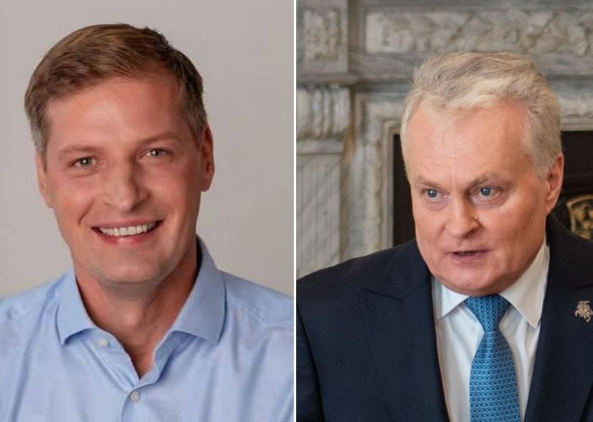 Kęstutis Mažeika ir Gitanas Nausėda. 