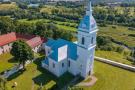 Bažnyčia barokinė, turi neoklasicizmo bruožų, yra kryžminio plano, su trisiene apside ir vienu bokštu. Jūsų Panevėžys nuotr.