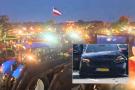 Ūkininkams protestuojant magistralėje A95 įvyko avarija, per kurią žuvo du žmonės.