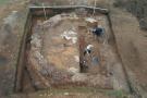 Archeologinių kasinėjimų vieta.